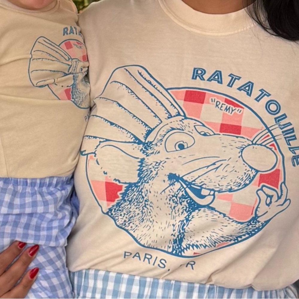 Matching Adult Comfort Colors Ratatouille Remy Graphic Tee - Picture 2 of 2